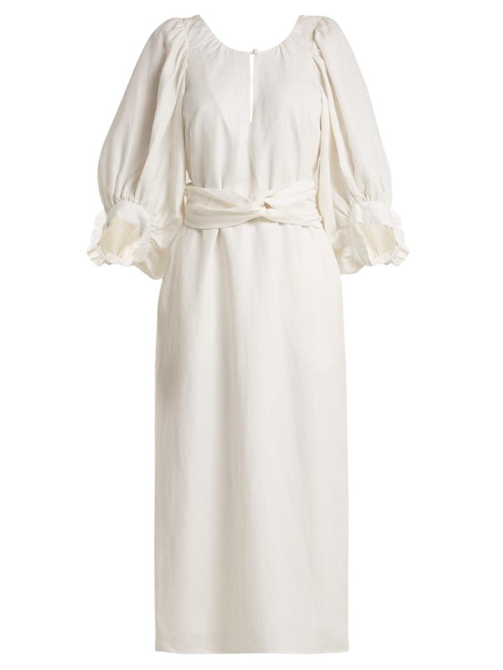 Apiece Apart Odesa Linen-blend Maxi Dress