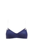 Matchesfashion.com Solid & Striped - The Rachel Rope-strap Bikini Top - Womens - Navy