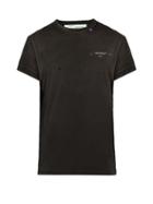 Matchesfashion.com Off-white - Vintage 1970s Cotton Jersey T Shirt - Mens - Black