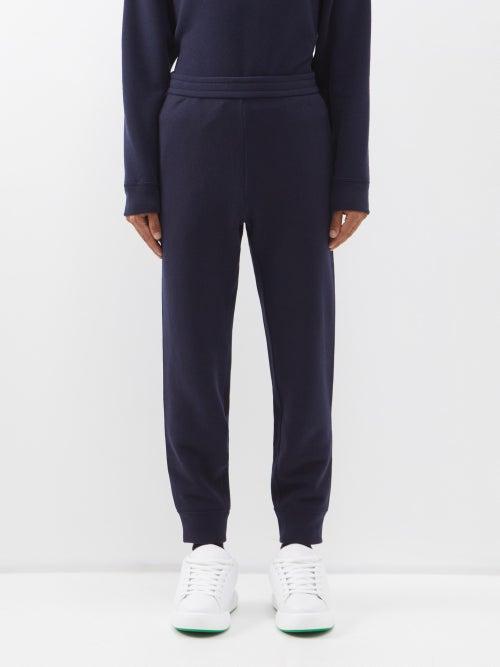 The Row - Lusaka Wool Track Pants - Mens - Navy