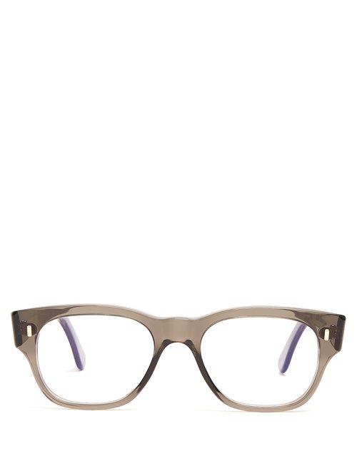 Matchesfashion.com Cutler And Gross - Square Glasses - Mens - Grey