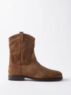 Lemaire - Leather Boots - Mens - Brown