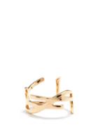Saint Laurent - Ysl-band Ring - Womens - Gold