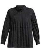 Matchesfashion.com Pleats Please Issey Miyake - Jaunty Half Pleated Anorak - Womens - Black