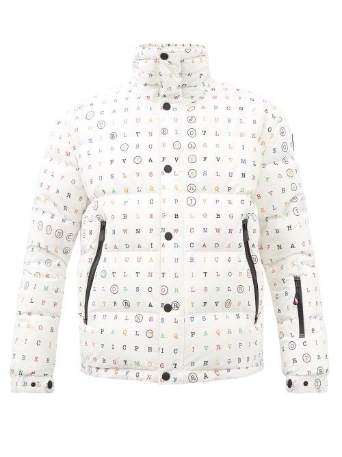 Moncler Grenoble - Arlaz Printed Down Coat - Mens - White