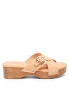 Matchesfashion.com Ancient Greek Sandals - Marilisa Crossover-strap Leather Clogs - Womens - Tan