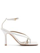 Matchesfashion.com Bottega Veneta - Stretch Leather Sandals - Womens - White