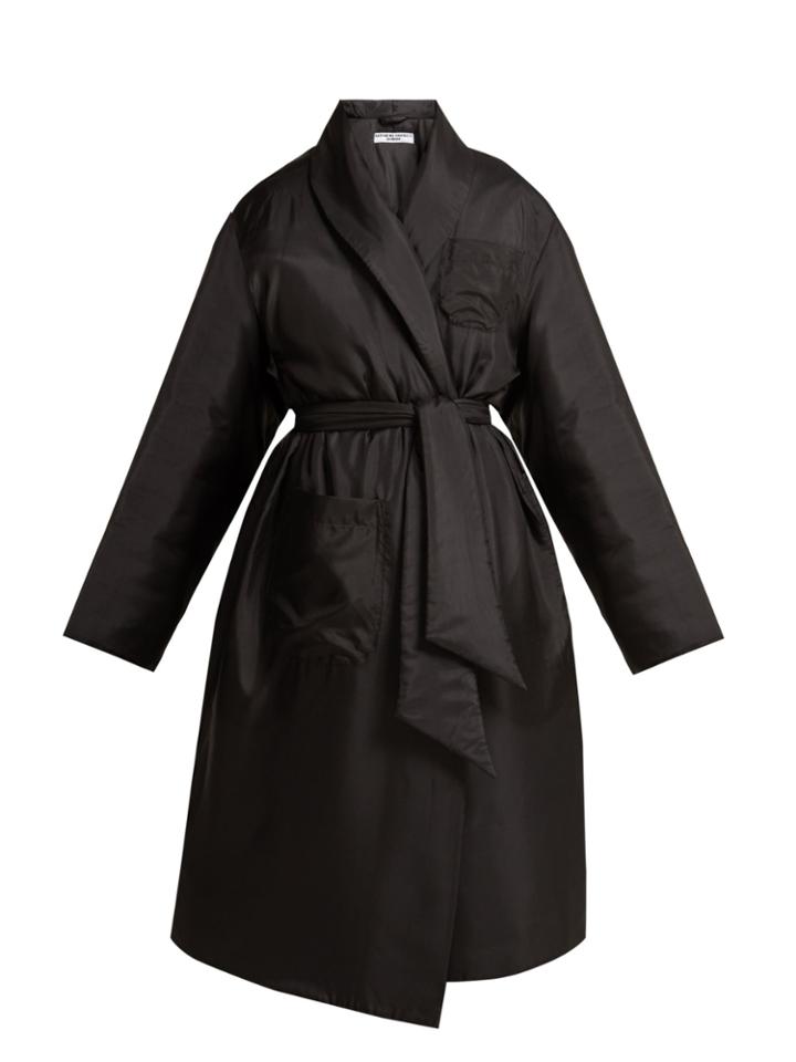 Katharine Hamnett London Charlie Padded Satin Coat