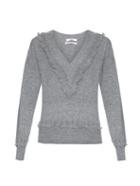 Barrie Romantic V-neck Cashmere Sweater