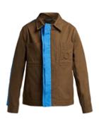 Matchesfashion.com Craig Green - Fin Cotton Blend Worker Jacket - Womens - Dark Green