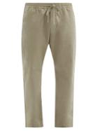Mens Rtw Barena Venezia - Bativoga Drawstring-waist Cotton-blend Trousers - Mens - Beige