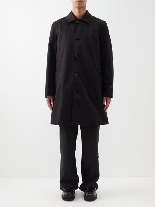 Burberry - Paddington Cotton-gabardine Mac Coat - Mens - Black