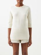 Raey - Half-sleeve Recycled Cotton-blend Jersey T-shirt - Womens - Ivory