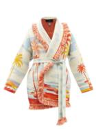 Alanui - Riding The Waves Cashmere-blend Cardigan - Womens - Multi