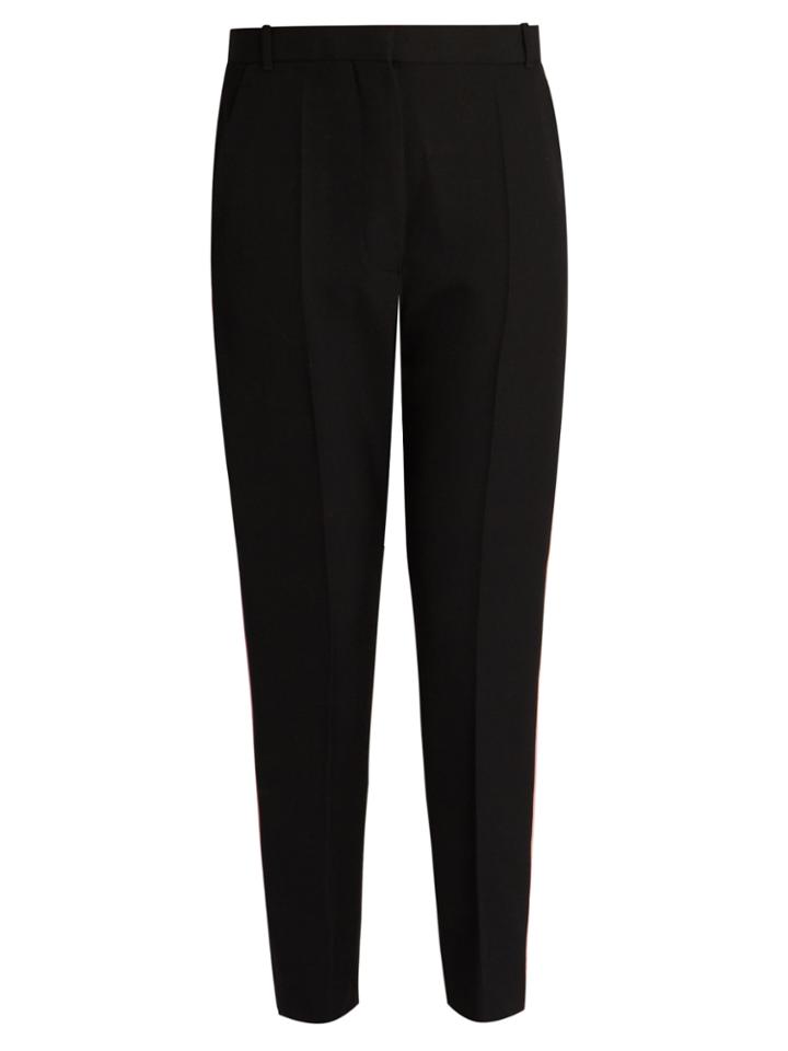 Haider Ackermann Orbai Slim-leg Cropped Wool Trousers