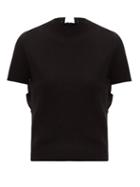 Matchesfashion.com Cecilie Bahnsen - Florence Open-back Recycled Cashmere-blend Sweater - Womens - Black