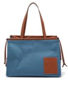 Matchesfashion.com Loewe - Cushion Large Canvas Tote Bag - Womens - Blue Multi