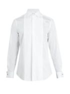 Paul Smith Double-cuff Bib-detail Cotton Shirt