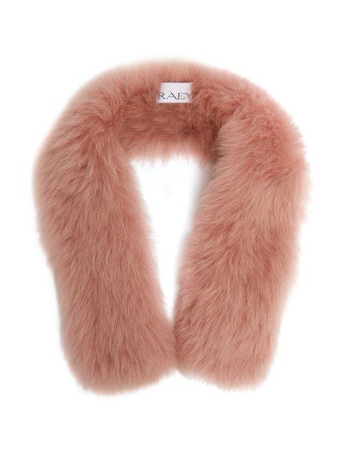 Matchesfashion.com Raey - Peekaboo Toscana Shearling Scarf - Womens - Pink