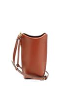 Matchesfashion.com Loewe - Gate Pocket Leather Cross Body Bag - Womens - Brown