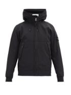 Matchesfashion.com Stone Island - Logo-patch Hooded Soft-shell Jacket - Mens - Black