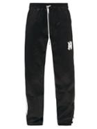 Mens Rtw Amiri - Logo-appliqu Cotton-blend Sateen Track Pants - Mens - Black