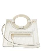 Matchesfashion.com Fendi - Runaway Small Leather & Pvc Shoulder Bag - Womens - White Multi