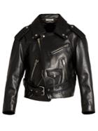 Balenciaga Glace Leather Biker Jacket