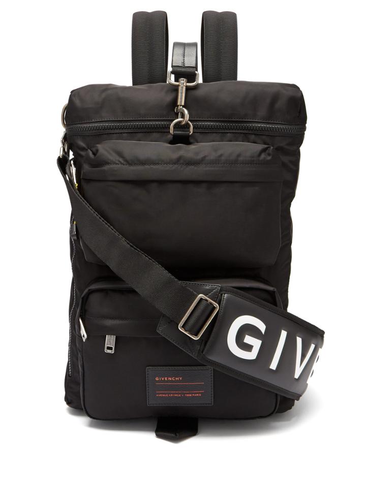 Givenchy Ut3 Leather-trimmed Nylon Backpack