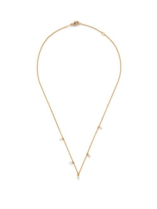 Matchesfashion.com Raphaele Canot - Set Free 18kt Gold & Diamond Necklace - Womens - Gold