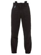 Matchesfashion.com Boramy Viguier - Slim-leg Cotton-blend Trousers - Mens - Black