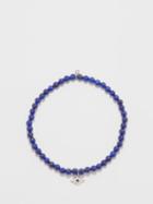 Sydney Evan - Evil Eye Diamond, Sapphire & Lapis Lazuli Bracelet - Mens - Dark Blue