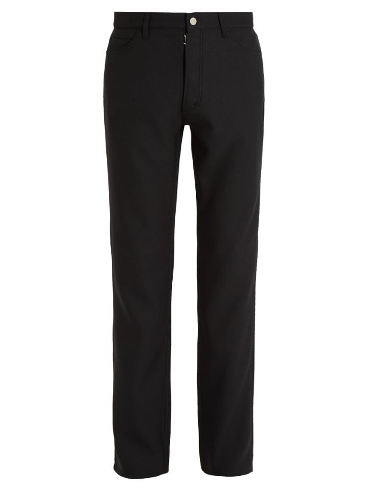 Maison Margiela Slim-leg Gabardine Trousers