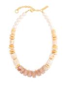 Matchesfashion.com Lizzie Fortunato - Pink Sands Beaded Necklace - Womens - Pink