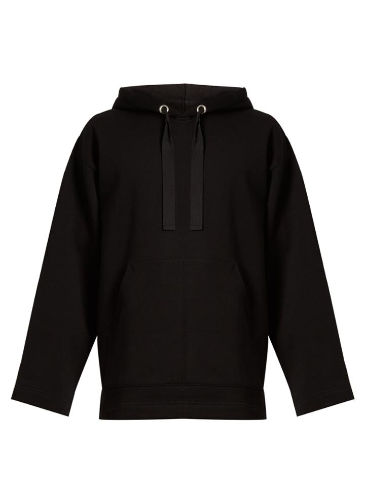 Acne Studios Florida Face Hooded Cotton Sweatshirt