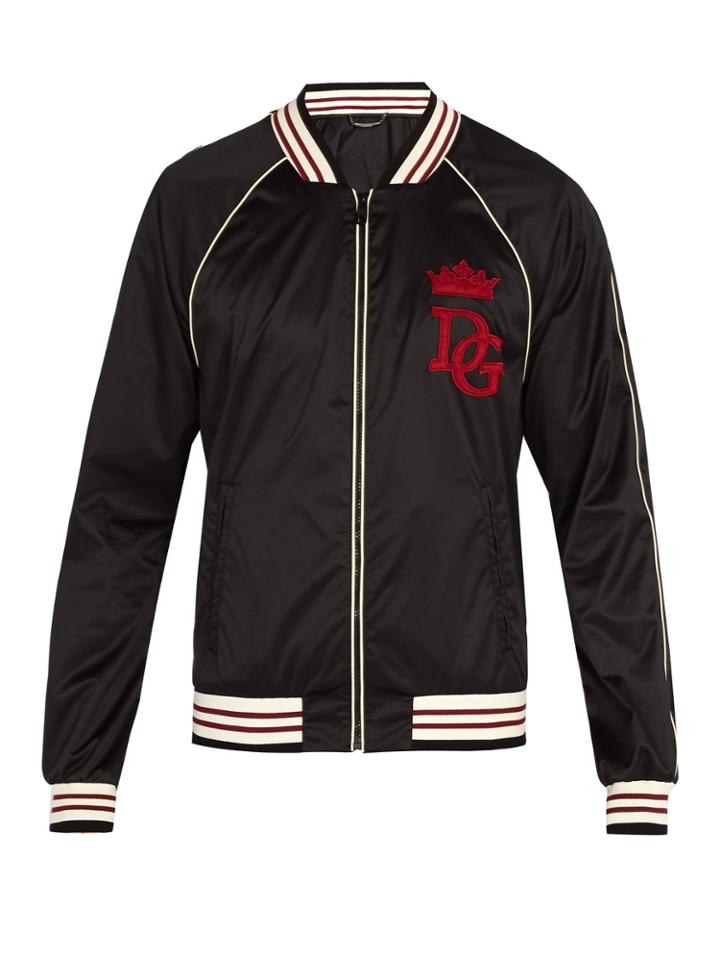Dolce & Gabbana College Style Bomber Jacket