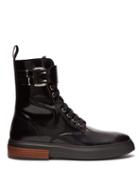 Matchesfashion.com Tod's - Lace Up Leather Ankle Boots - Womens - Black