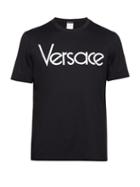 Matchesfashion.com Versace - Vintage Logo Print T Shirt - Mens - Black