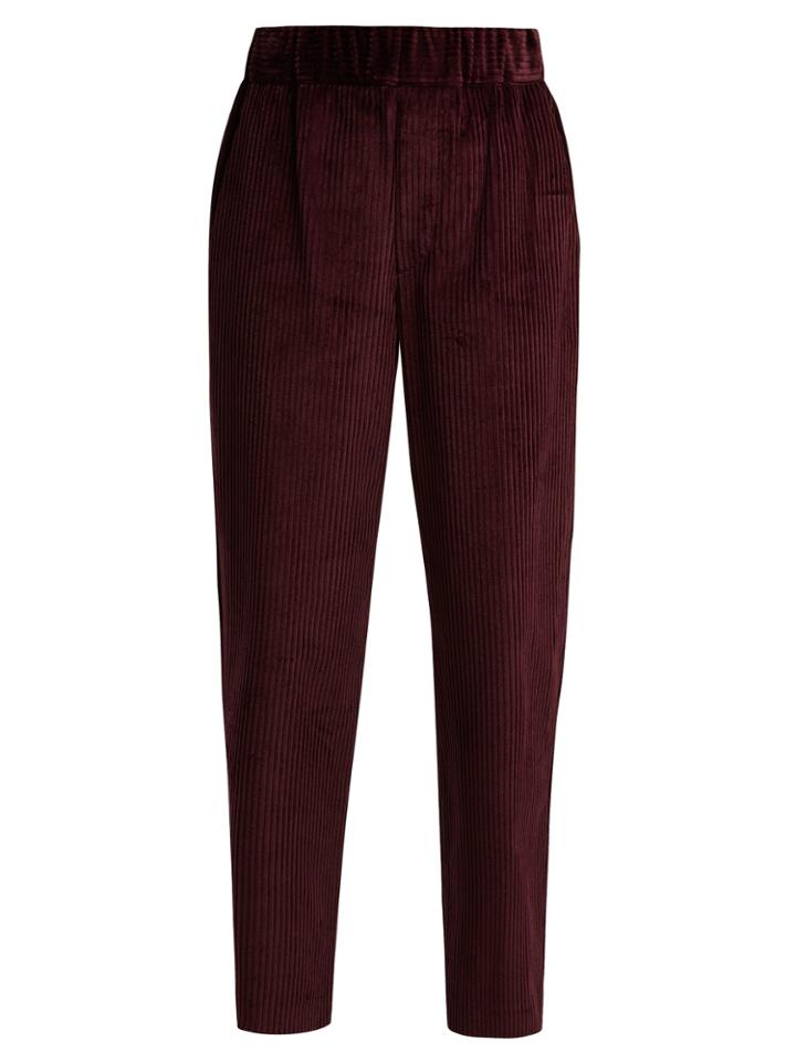 Isabel Marant Meloy High-rise Corduroy Trousers