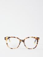 Fendi Eyewear - Fendi Way Tortoiseshell Acetate Glasses - Womens - Black Multi