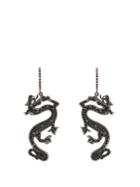 Valentino Dragon Crystal-embellished Drop Earrings
