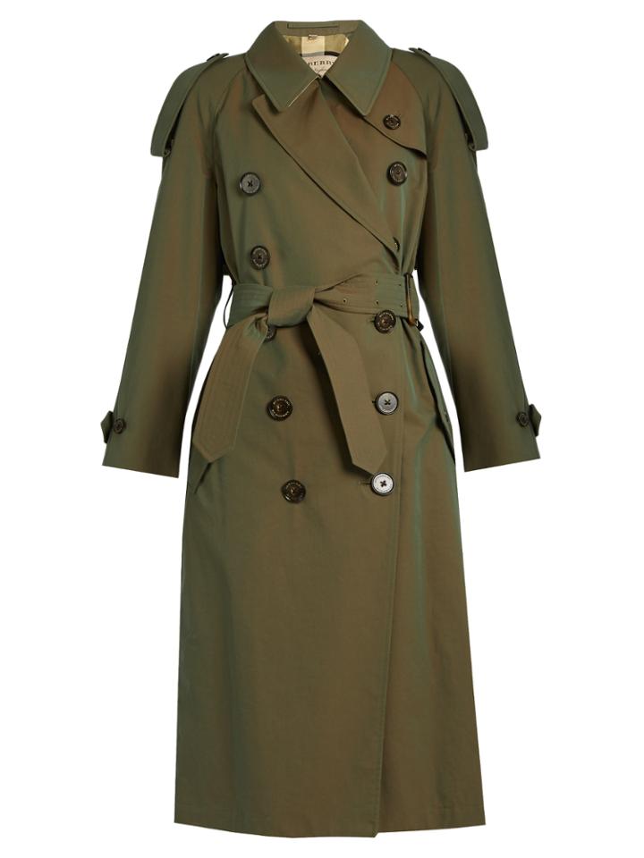 Burberry Fox River Cotton-gabardine Trench Coat