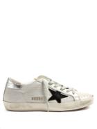Golden Goose Deluxe Brand Super Star Low-top Textured-canvas Trainers
