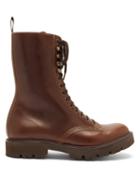 Matchesfashion.com Grenson - The 14 Eye Lace-up Leather Boots - Mens - Brown