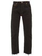 Matchesfashion.com Re/done Originals - X Levi's Straight Leg Jeans - Womens - Black