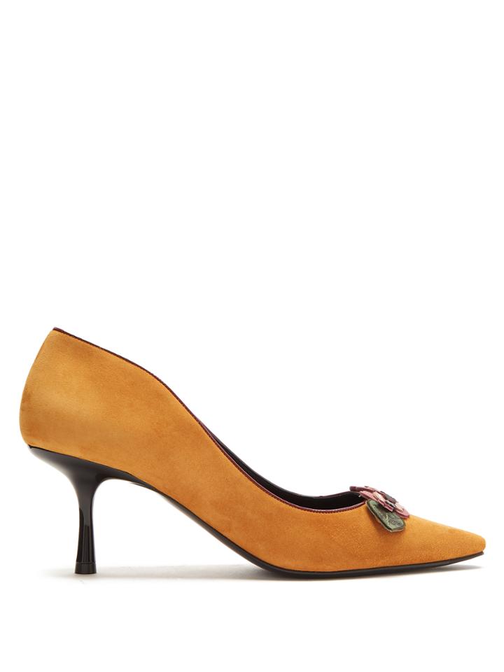 Fabrizio Viti Be My Valentine Suede Pumps