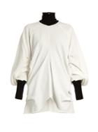 J.w.anderson Contrast-trim Roll-neck Crepe Top