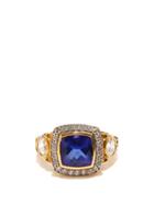 Matchesfashion.com Jade Jagger - Diamond, Tanzanite & 18kt Gold Ring - Womens - Blue Gold