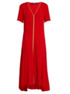 Sies Marjan V-neck Silk-crepon Dress