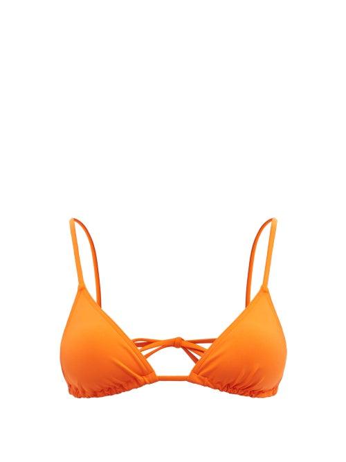Ladies Beachwear Eres - Mouna Triangle Bikini Top - Womens - Orange